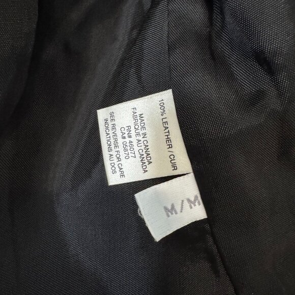 Vintage 90s Esprit De Corp (Susie Tompkins) Black Leather Vest - women's M - Picture 6 of 9